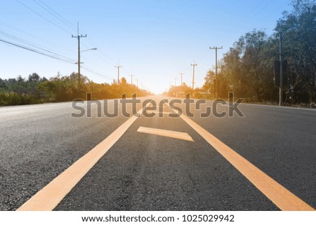 Road for Transportation on road concept