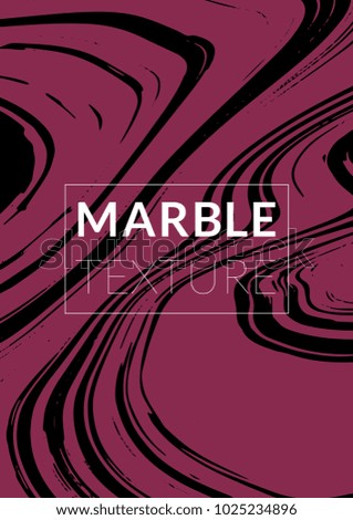 Marble Texture. Ink Splash. Colorful Fluid. Marble Textured Cool Cover, Party Flyers,  Magazine Cover, Catalog, Sale, Announcement. Gradient Vector Marble Texture. Size A4. 