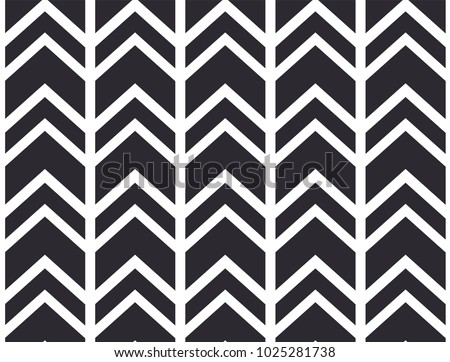 Endless Geometric Pattern. Black and White. Shape.