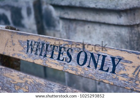 White only bench in Cape Town Royalty-Free Stock Photo #1025293852