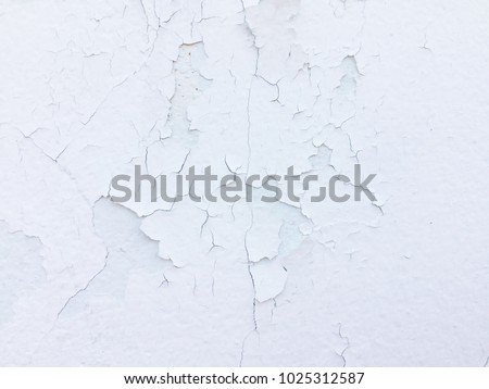 Closeup of peeling painted wall Royalty-Free Stock Photo #1025312587