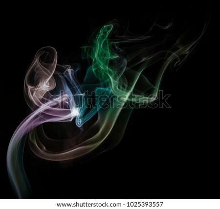 Smoke photography effects