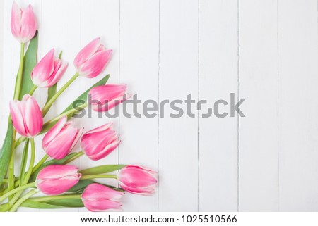 Spring Tulips Background Royalty-Free Stock Photo #1025510566