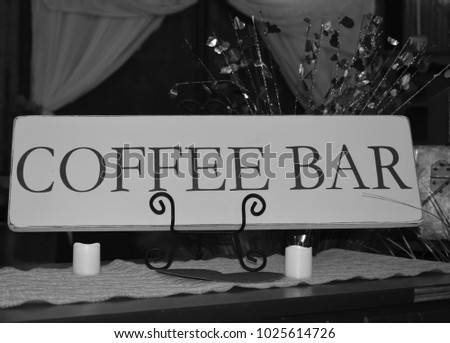 Coffee Bar Sign
