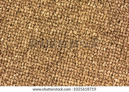 Abstract - close up of Golden fiber fabric