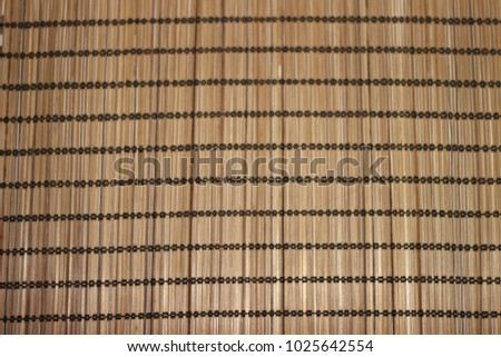 wooden mat as a background texture