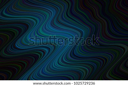 Dark BLUE vector background with lava shapes. Geometric illustration in memphis style with gradient.  The template for cell phone backgrounds.