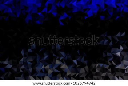 Light BLUE vector polygonal template. Colorful abstract illustration with gradient. A new texture for your design.