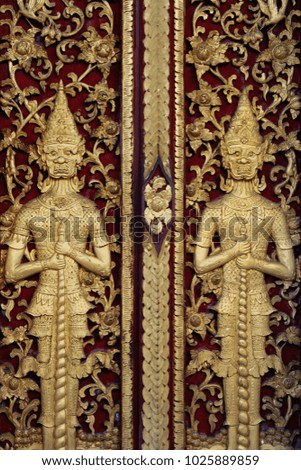 thai art buddha