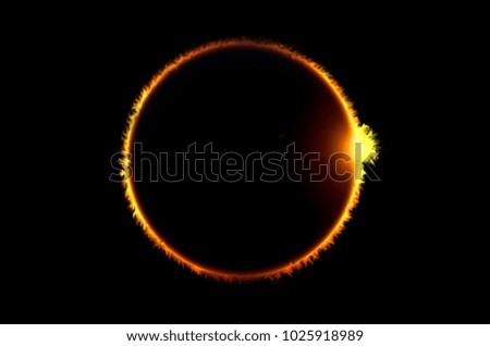 solar eclipse into the darkness