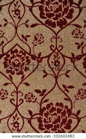 Seamless vintage background for textile design. Wallpaper pattern