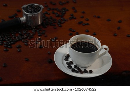 Coffee cup black coffee