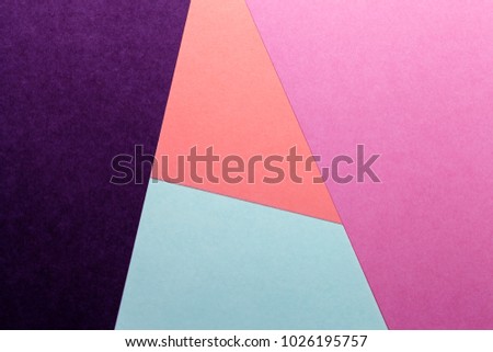 Abstract color paper and Creative colorful purple paper background