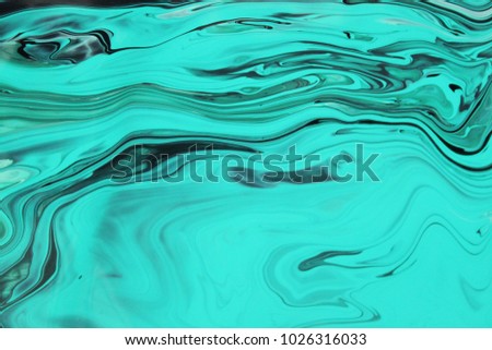 Black and green marble background photo