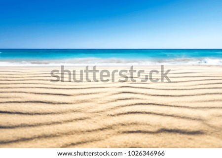 beautiful beach by the ocean with room for text or product for advertising 