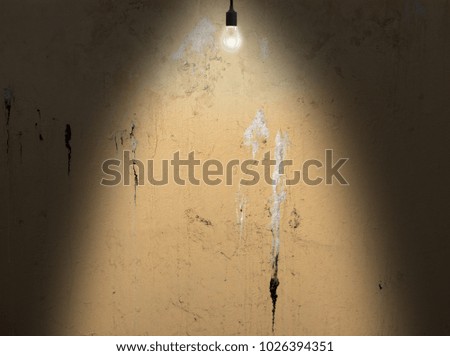Badly Lit Stone Wall Background