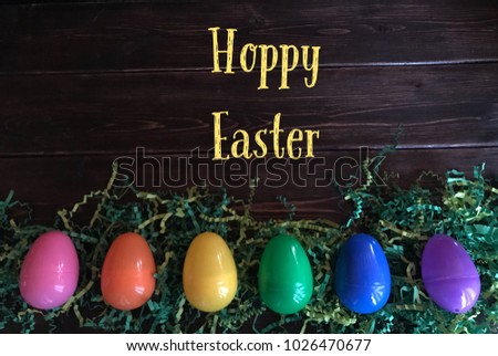 Hoppy Easter sign 