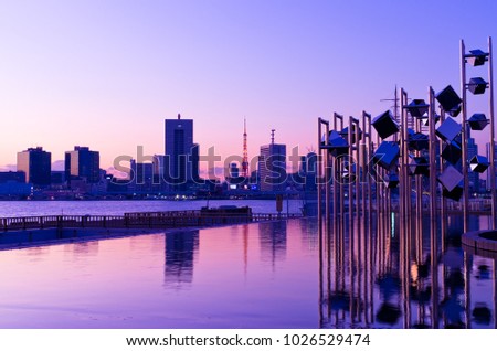 Night view of Tokyo Waterfront