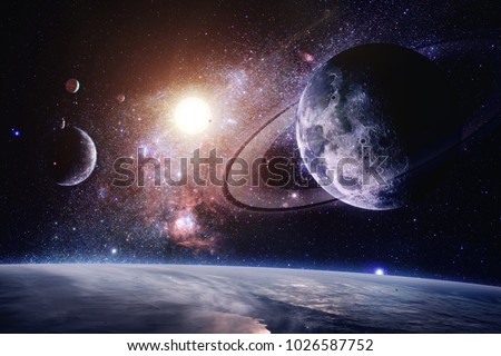 Interstellar - Elements of this Image Furnished by NASA