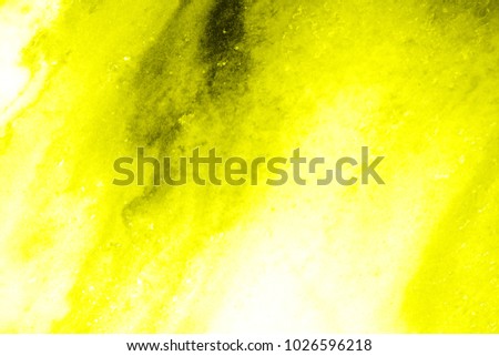 Yellow Grunge Wall Texture Background.
