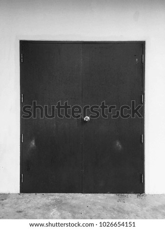 The wood doors Royalty-Free Stock Photo #1026654151