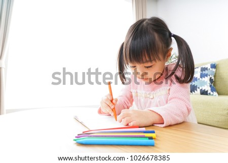 Child drawing pictures