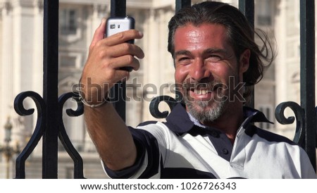 Selfie Of Handsome Spanish Person