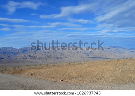  Landscape of Death Valley near Titus Canyon         