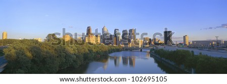 Sunset, Philadelphia, Pennsylvania