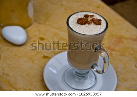 Roasted pecans cappuccino 