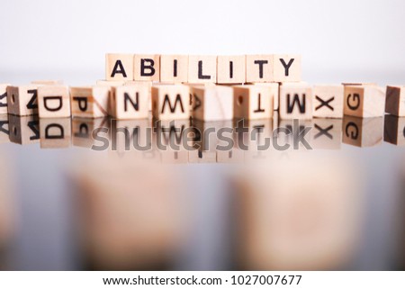 Ability word cube on reflection