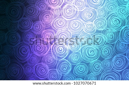 Dark Pink, Blue vector abstract doodle background. Blurred decorative design in Indian style with roses. The best blurred design for your business.