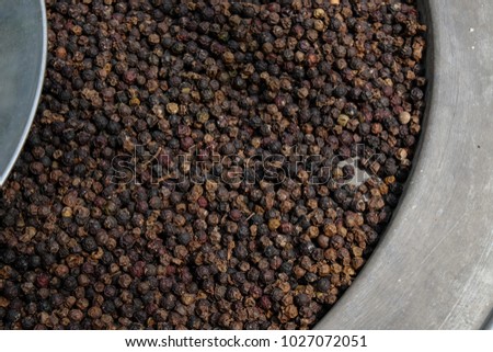 Royalty high quality free stock image of pepper. Black peppercorn background