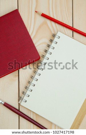 education concept on wooden background