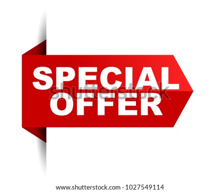 banner special offer Royalty-Free Stock Photo #1027549114