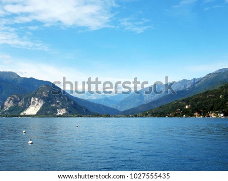Lake Maggiore in Italy 