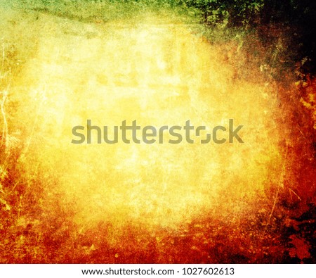 Grunge vintage colorful texture background with space for text or picture