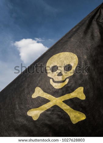 Pirate ship in the sky