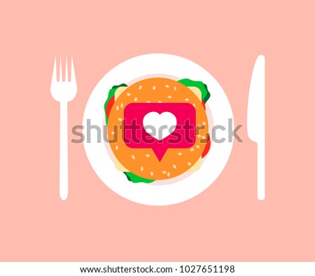 Like as a criterion of popularity in social networks, vector concept, as a food for blogger