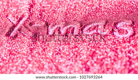 Pink glitters. Shiny pink abstract texture for christmas celebration.