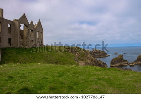 Slains Castle, Aberdeenshire, United Kingdom.