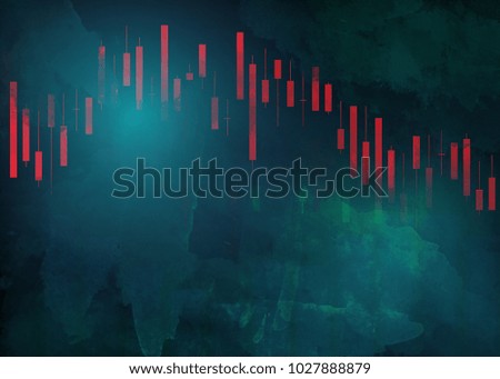 Abstract background about finance and stock market. Candlestick background. Background for financial presentation. Copy space