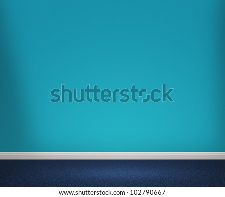 Blue Room Background Royalty-Free Stock Photo #102790667