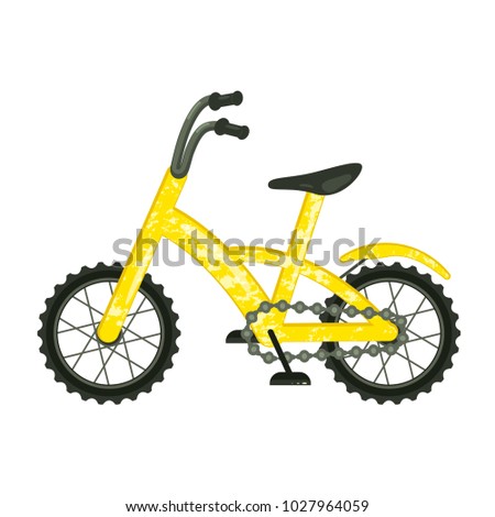 Velo bike on white background. Bicycle isolated. Vector illustration eps 10