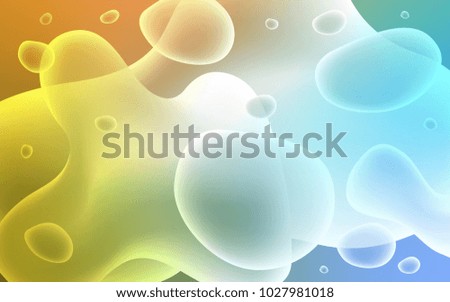 Light Blue, Green vector background with abstract circles. Colorful abstract illustration with gradient lines. A new texture for your  ad, booklets, leaflets.