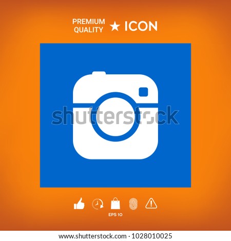 Camera symbol icon