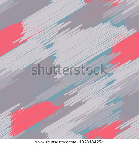 Abstract colored seamless background of doodle. Multicolored doodles are drawn with a felt pen randomly. Suitable for fabric, packaging, wallpaper. Vector illustration.