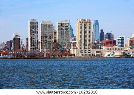 Philadelphia Pa. city skyline
