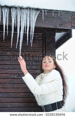 Icicles coming down