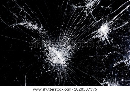 cracked screen texture, black broken phone, background image